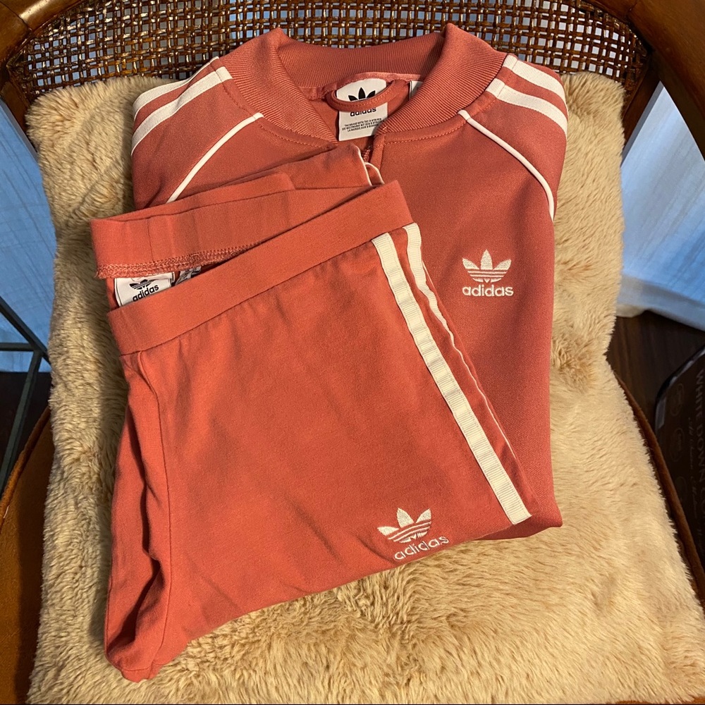Pink Adidas Tracksuit